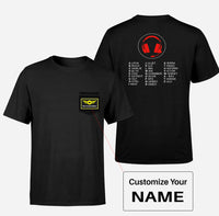 Thumbnail for Aviation Alphabet 3 Designed Pocket T-Shirts