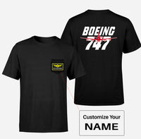 Thumbnail for Amazing Boeing 747 Designed Pocket T-Shirts