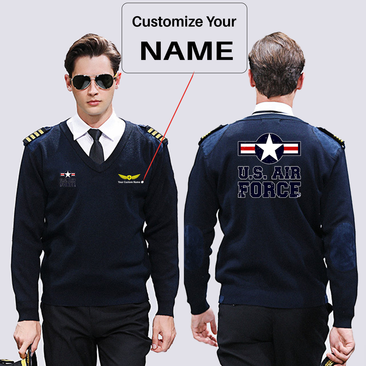 US Air Force Designed Wool Pilot Sweaters