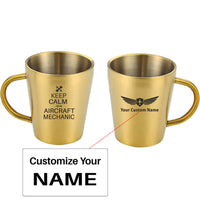 Thumbnail for Aircraft Mechanic Designed Stainless Steel Coffee Mugs