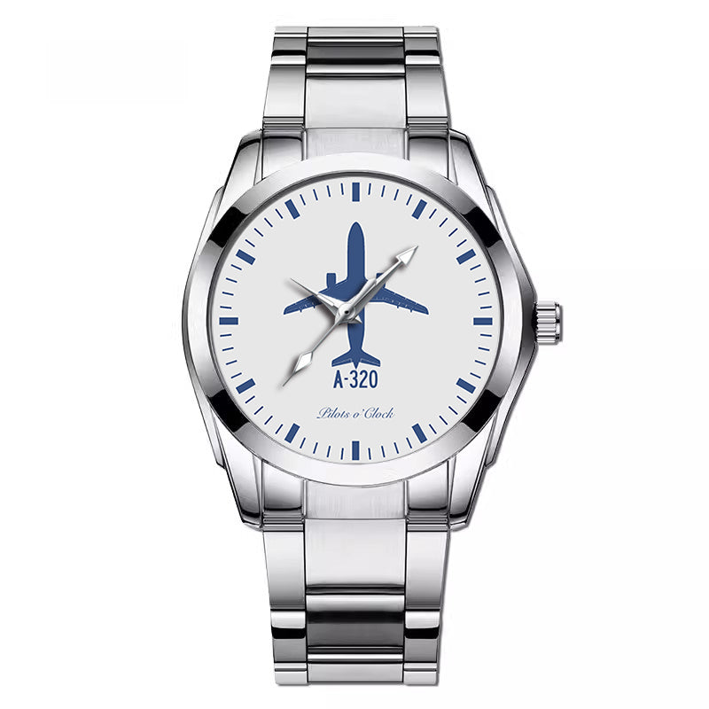 Airbus A320 Designed Stainless Steel Band Watches
