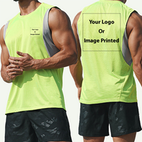 Thumbnail for Double-Side ONLY Logos Designed Sleveless Quick Dry Sports Tank Tops