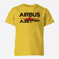 Thumbnail for Amazing Airbus A321neo Designed Children T-Shirts