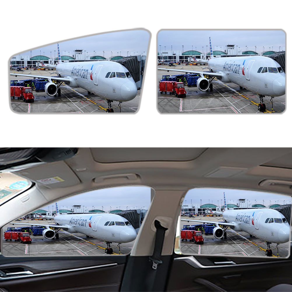 American Airlines A321 Designed Car Sun Shade (Side window)