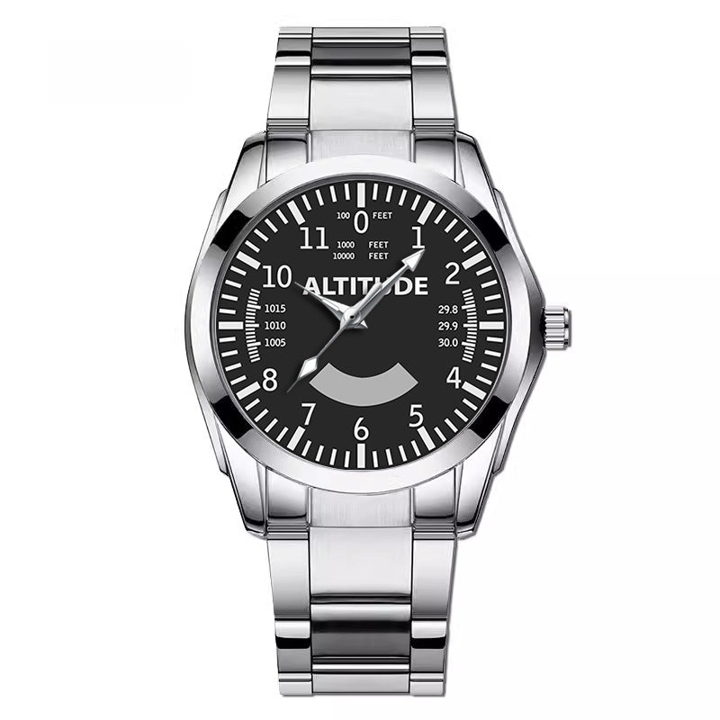 Altitude Designed Stainless Steel Band Watches