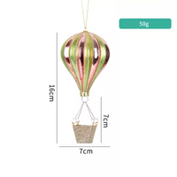 Thumbnail for Hot Air Balloon Didiseaon Christmas Santa  Ornaments