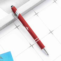 Thumbnail for Sukhoi Superjet 100 Silhouette Designed Ballpens Capacitive Screen Touch Pens