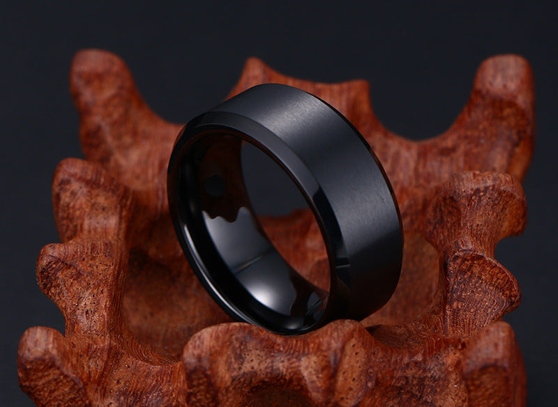 Your Custom Design & Image & Logo & Text Design  Men's Pure Tungsten Gold Ring