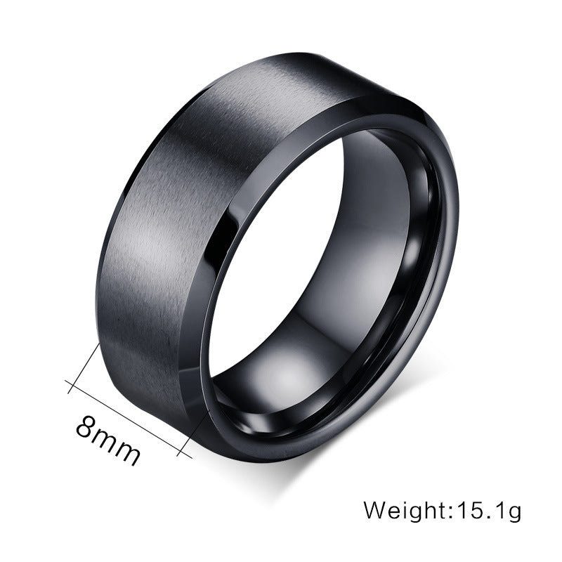 Your Custom Design & Image & Logo & Text Design  Men's Pure Tungsten Gold Ring