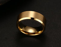 Thumbnail for Your Custom Design & Image & Logo & Text Design  Men's Pure Tungsten Gold Ring