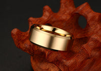 Thumbnail for Your Custom Design & Image & Logo & Text Design  Men's Pure Tungsten Gold Ring