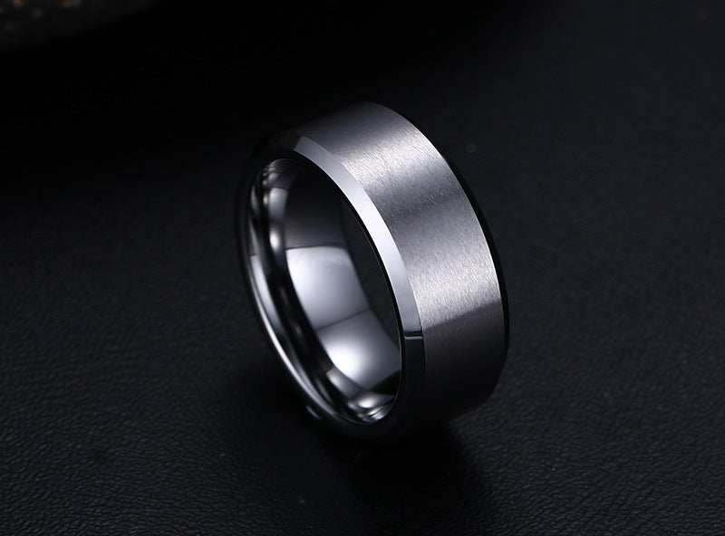 Your Custom Design & Image & Logo & Text Design  Men's Pure Tungsten Gold Ring