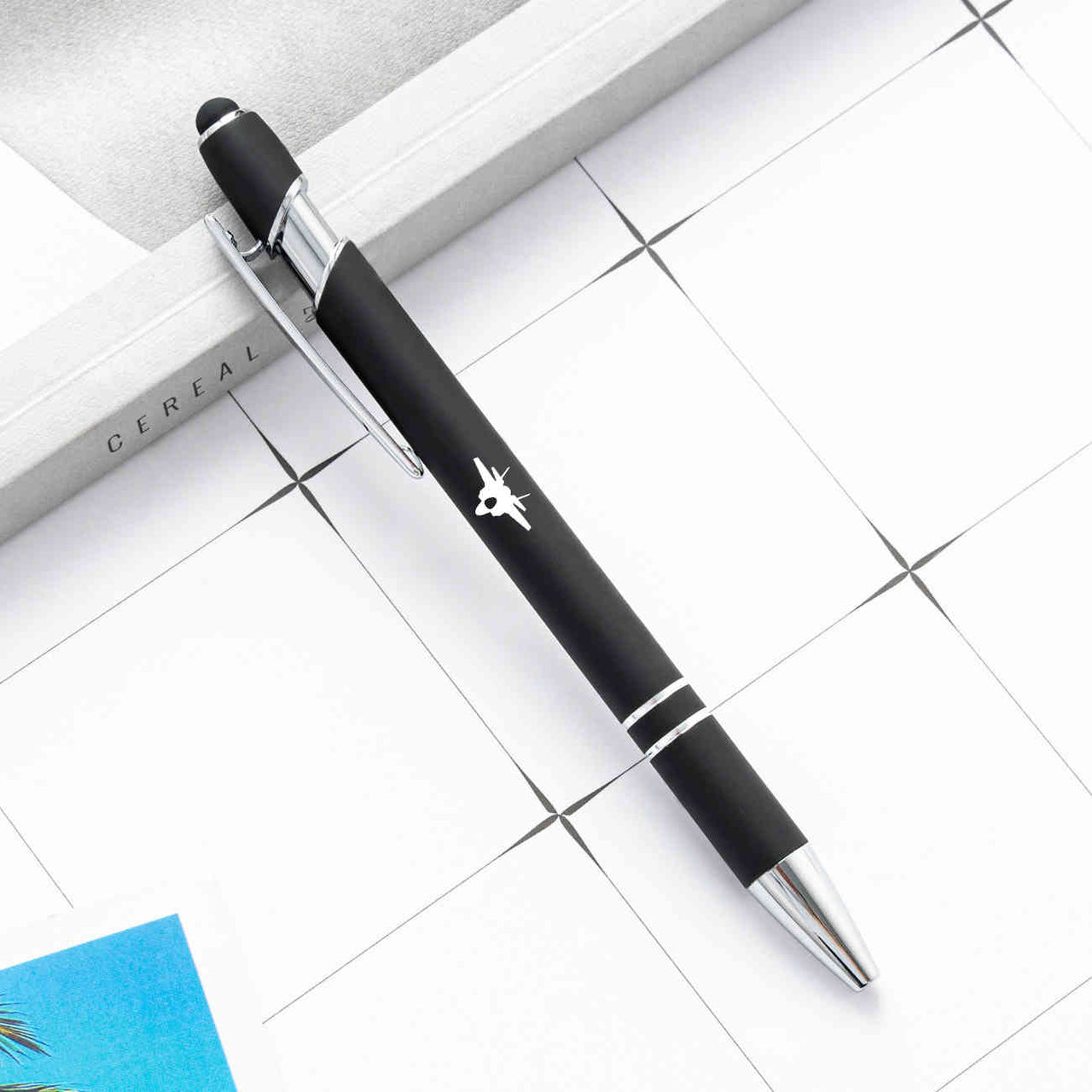 Lockheed Martin F-35 Lightning II Silhouette Designed Ballpens Capacitive Screen Touch Pens