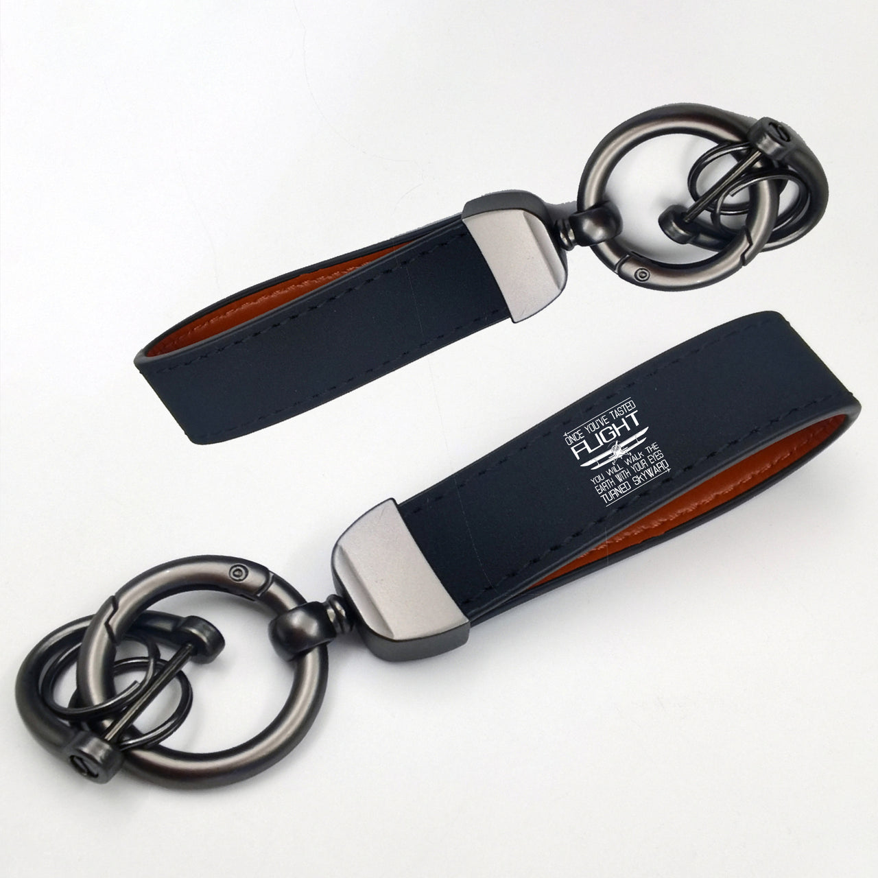 Once You've Tasted Flight Design Horseshoe Buckle Key Chains