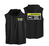 Thumbnail for Warning May Constantly Talk About Aviation Designed Hooded Tank Tops