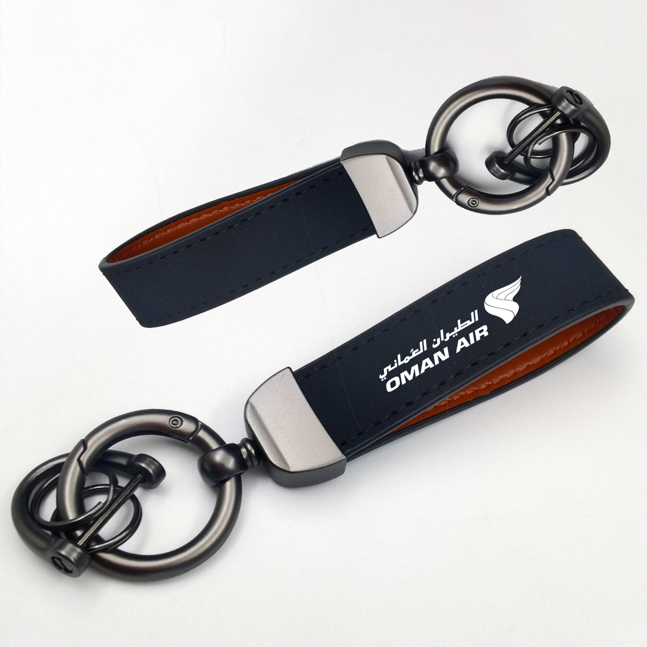 Oman Airlines Design Horseshoe Buckle Key Chains