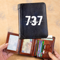 Thumbnail for Boeing 737 Designed Designed Leather Wallets