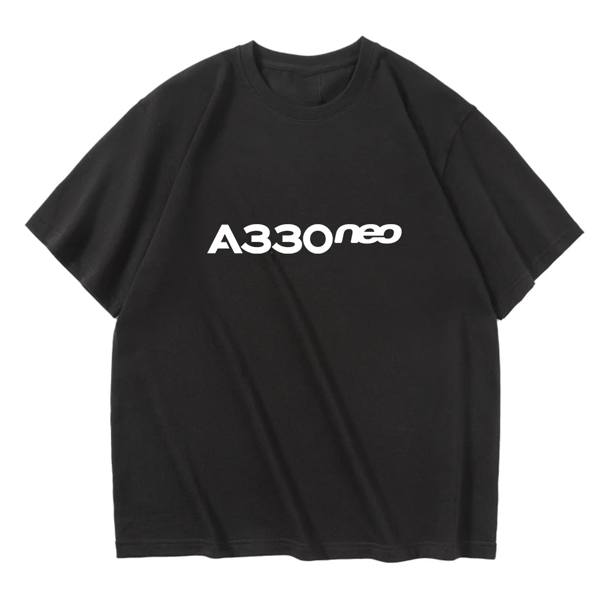 A330neo & Text Designed Relax Fit T-Shirts