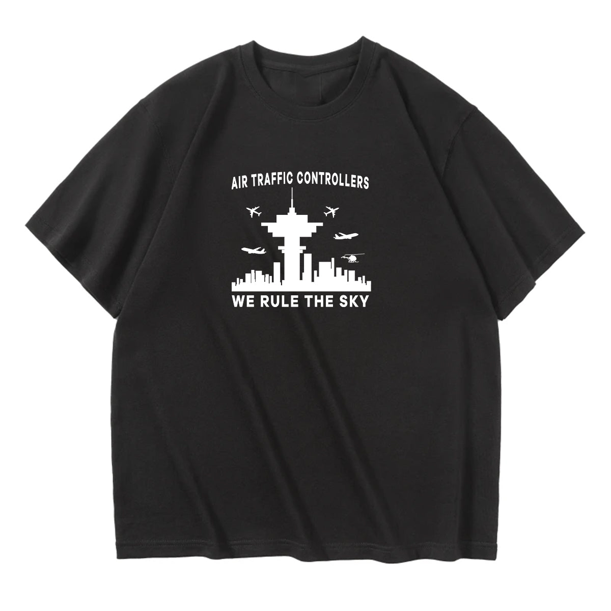 Air Traffic Controllers - We Rule The Sky Designed Relax Fit T-Shirts