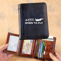 Thumbnail for Born To Fly Military Designed Leather Wallets