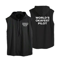 Thumbnail for World's Okayest Pilot Designed Hooded Tank Tops