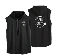 Thumbnail for Plane Crazy Designed Hooded Tank Tops