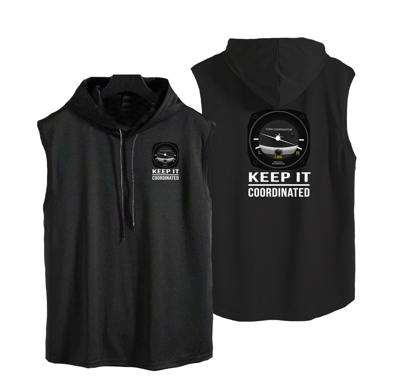 Keep It Coordinated Designed Hooded Tank Tops