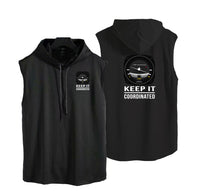 Thumbnail for Keep It Coordinated Designed Hooded Tank Tops