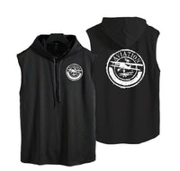 Thumbnail for Aviation Lovers Designed Hooded Tank Tops