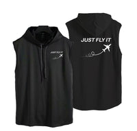 Thumbnail for Just Fly It Designed Hooded Tank Tops