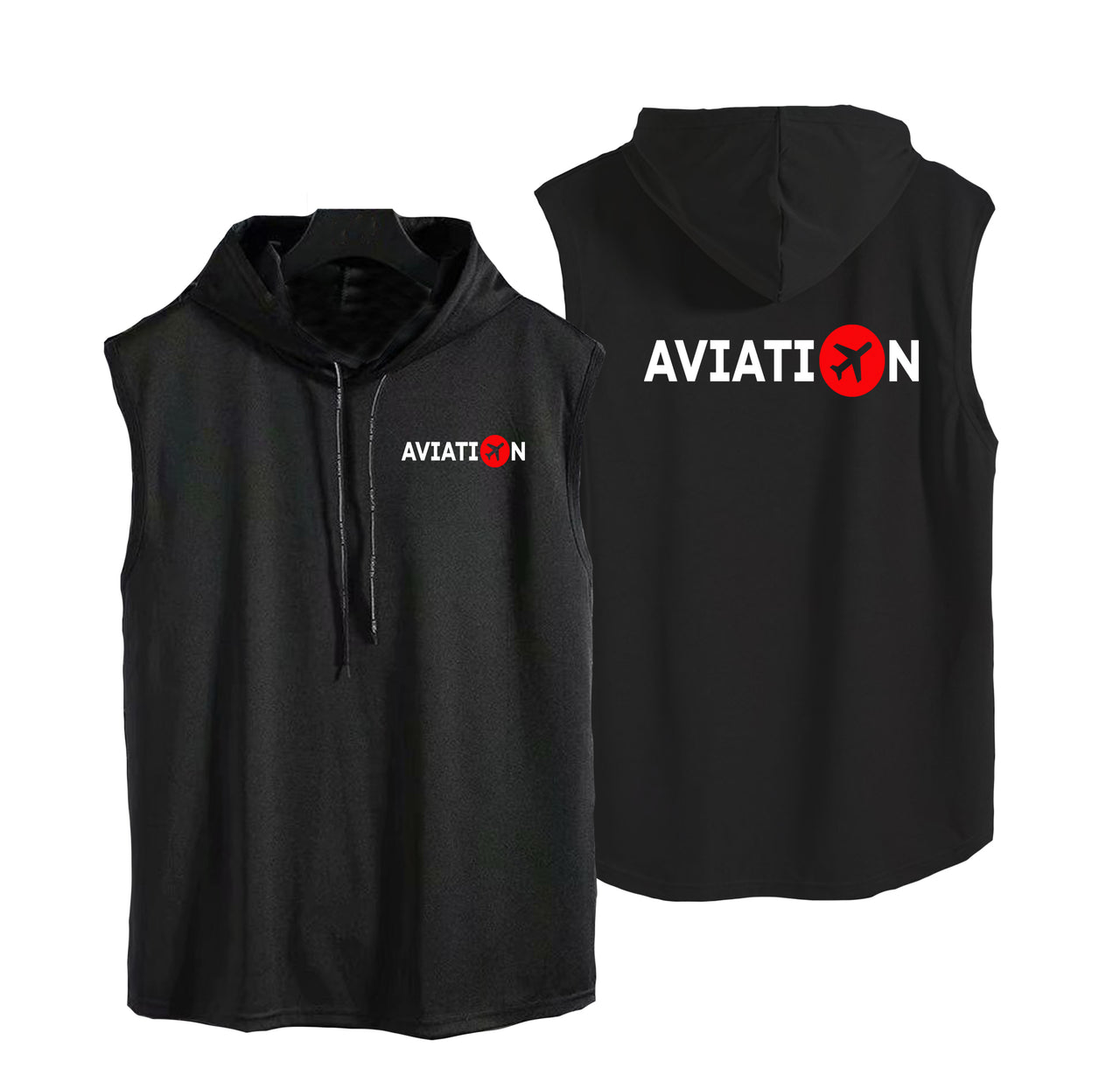 Aviation Designed Hooded Tank Tops