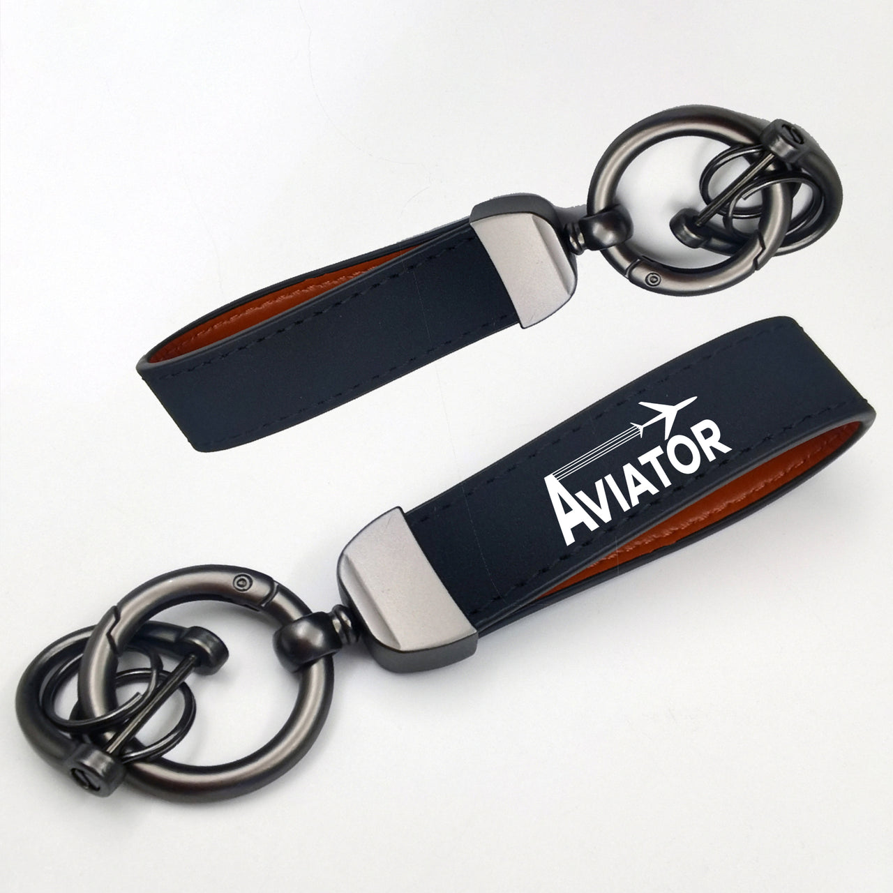 Aviator Design Horseshoe Buckle Key Chains