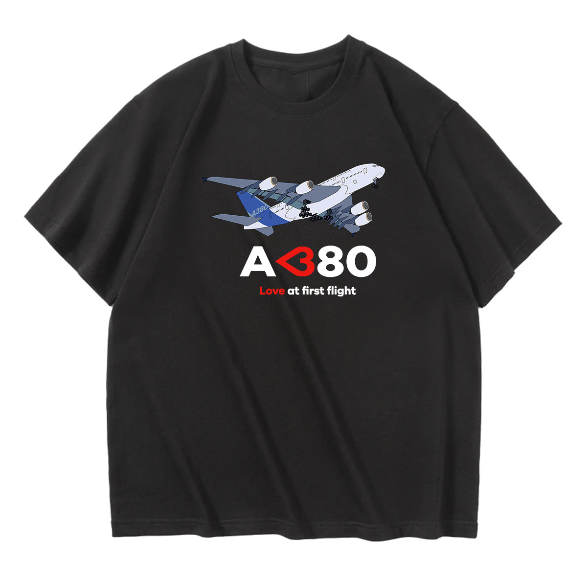 Airbus A380 Love at first flight Designed Relax Fit T-Shirts