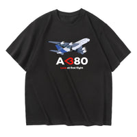 Thumbnail for Airbus A380 Love at first flight Designed Relax Fit T-Shirts