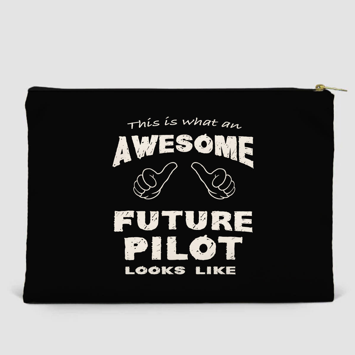 Future Pilot Designed Zipper Pouch