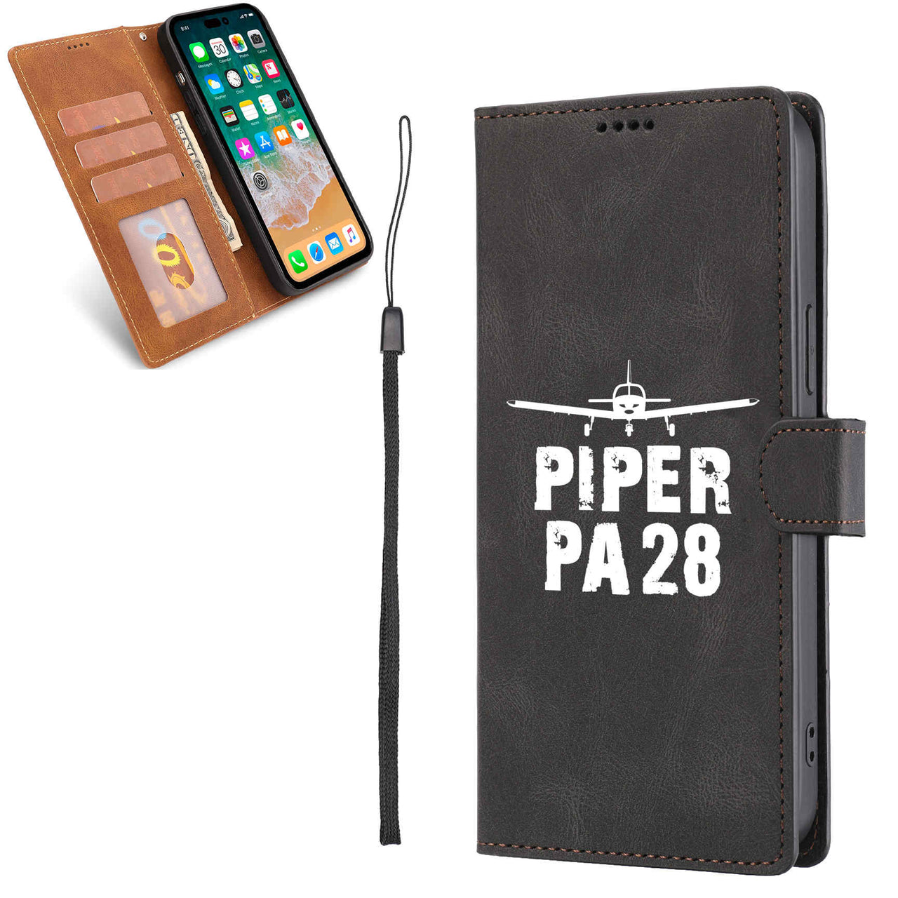 Piper PA28 & Plane Designed Leather Samsung S & Note Cases