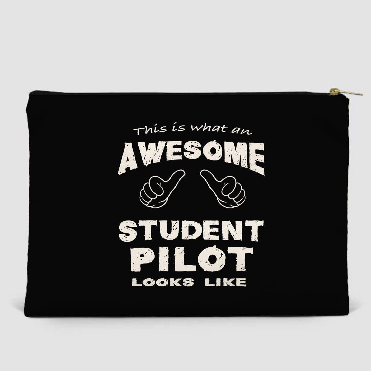 Student Pilot Designed Zipper Pouch