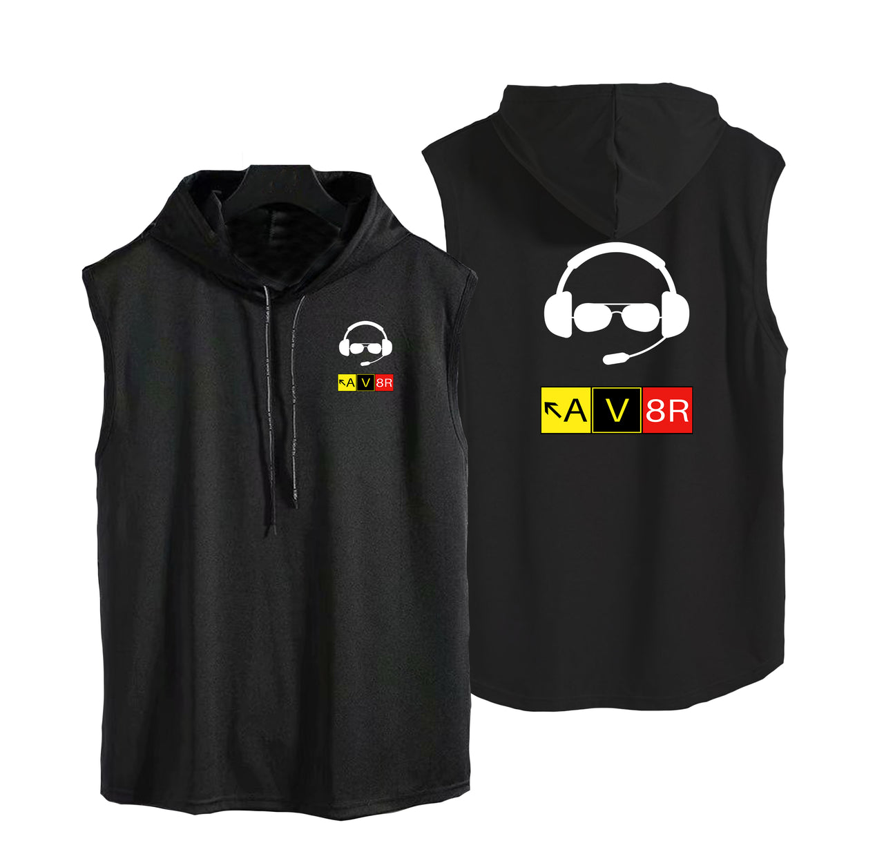 AV8R 2 Designed Hooded Tank Tops