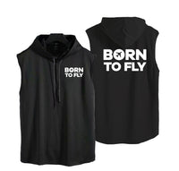 Thumbnail for Born To Fly Special Designed Hooded Tank Tops