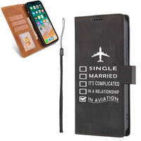 Thumbnail for In Aviation Designed Leather Samsung S & Note Cases