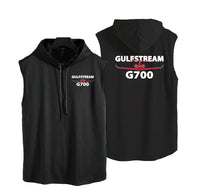 Thumbnail for Amazing Gulfstream G700 Designed Hooded Tank Tops