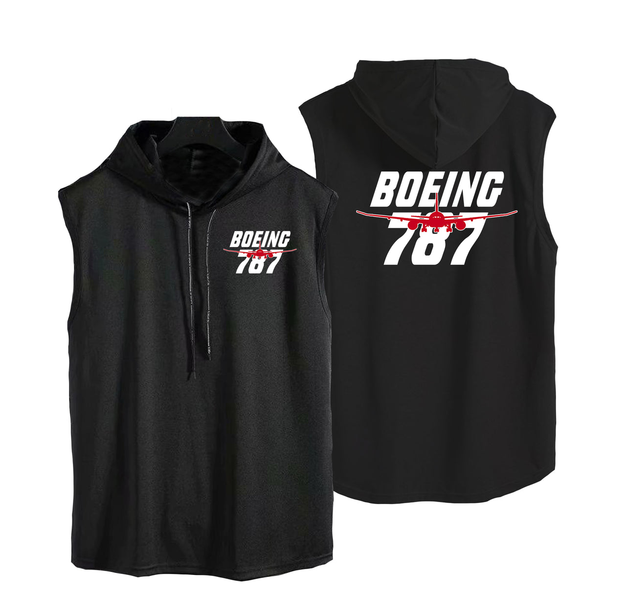 Amazing Boeing 787 Designed Hooded Tank Tops