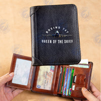 Thumbnail for Boeing 747 Queen of the Skies Designed Leather Wallets