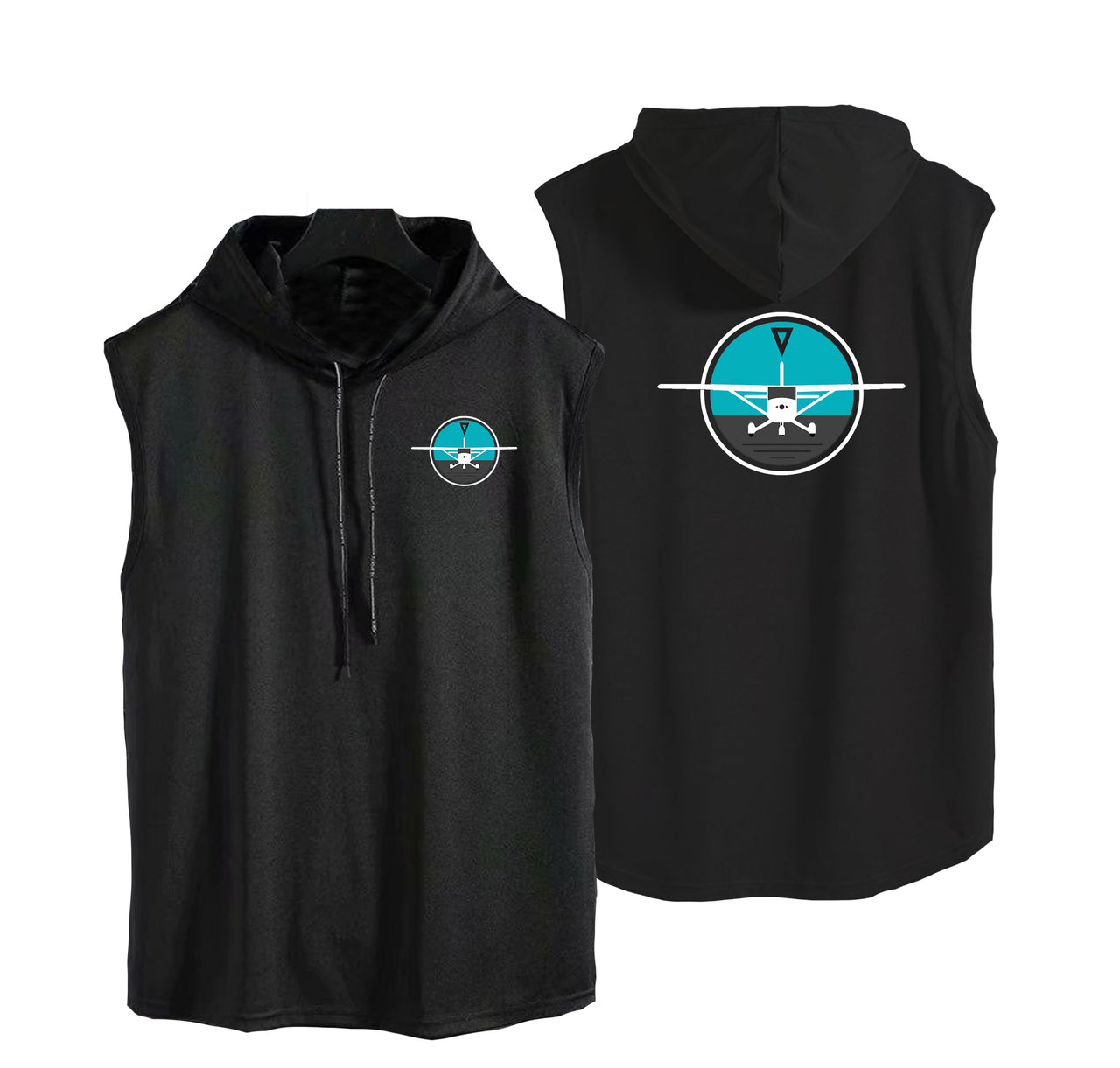 Cessna & Gyro Designed Hooded Tank Tops