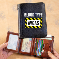 Thumbnail for Blood Type AVGAS Designed Leather Wallets