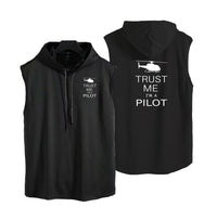 Thumbnail for Trust Me I'm a Pilot (Helicopter) Designed Hooded Tank Tops