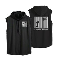 Thumbnail for Planespotting Designed Hooded Tank Tops