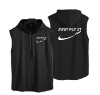 Thumbnail for Just Fly It 2 Designed Hooded Tank Tops