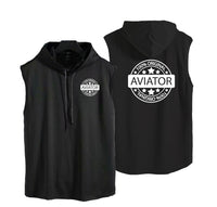 Thumbnail for %100 Original Aviator Designed Hooded Tank Tops