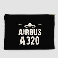 Thumbnail for Airbus A320 & Plane Designed Zipper Pouch